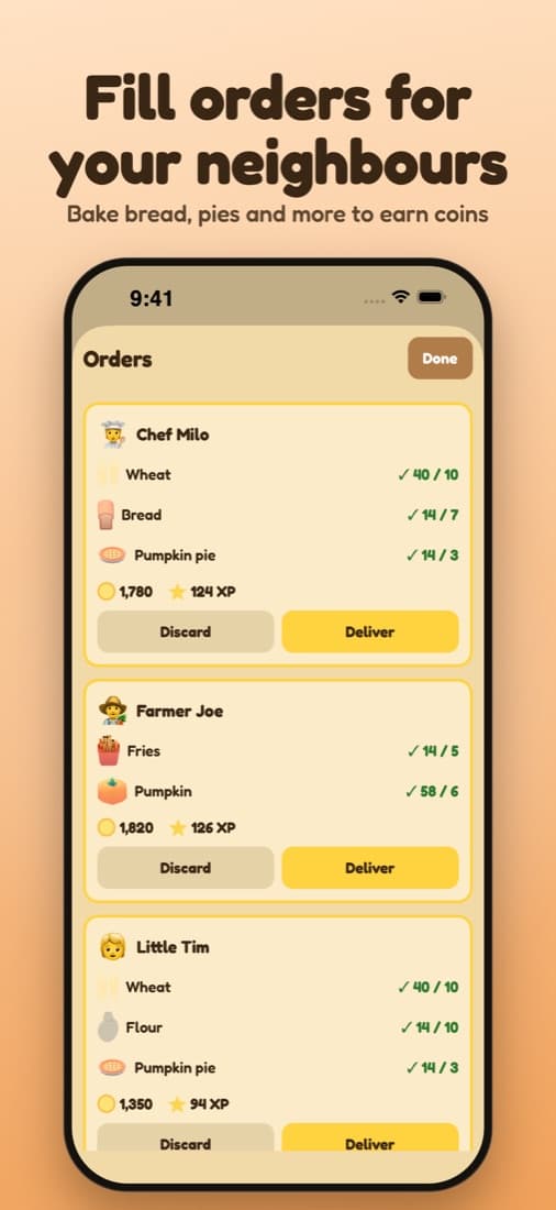 Orders from your neighbours